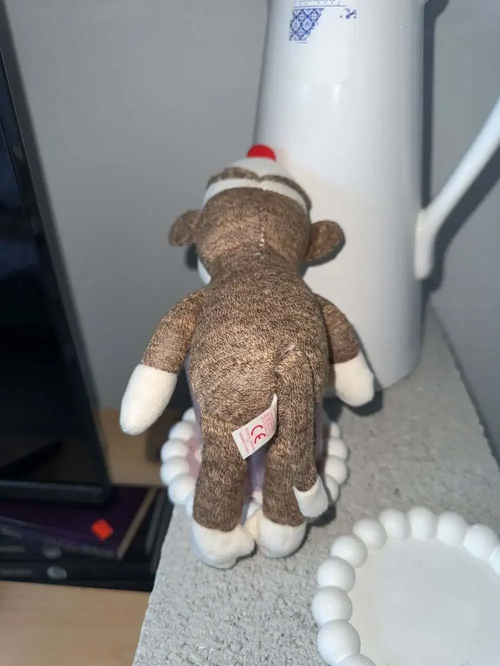 Ty Beanie Babies Buddy 2013 Socks The Sock Monkey Brown